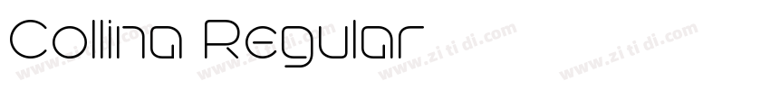 Collina Regular字体转换 Collina Regular字体转换